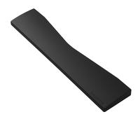 Keychron Repose-poignet et paume en silicone noir, 38 cm pour claviers mécaniques Alice Layout à 75 % (Q10 / Q10 Pro / Q10 Max / V10 / V10 Max) - Base antidérapante en nid d'abeille complet, support