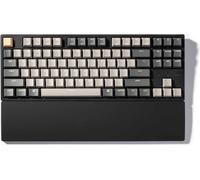 Keychron Repose-poignets en silicone pour clavier, Ergonomique, Noir, Claviers compatibles K8 / K8 Pro / C1 / C1 Pro