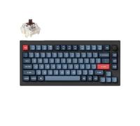 Keychron V1 Max Clavier Mécanique sans Fil, Disposition 75% QMK/Via programmable avec Hot-swappable Gateron Jupiter Brown Switch, Compatible avec Mac Windows Linux Version Bouton (ANSI/US)