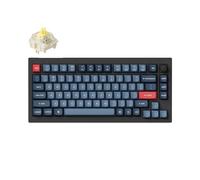 Keychron V1 Max Clavier Mécanique sans Fil, Disposition 75% QMK/Via programmable avec Hot-swappable Gateron Jupiter Banana Switch, Compatible avec Mac Windows Linux - Version Bouton (ANSI/US)