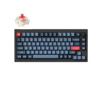 Keychron V1 Max Clavier Mécanique sans Fil, Disposition 75% QMK/Via programmable avec Hot-swappable Gateron Jupiter Red Switch, Compatible avec Mac Windows Linux - Version Bouton (ANSI/US)