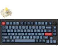 Keychron V1 Max QMK/VIA Knob version interrupteur banane Clavier mécanique sans fil (noir)