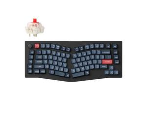 Keychron V10 Max Clavier Mécanique Personnalisé sans Fil, 2.4 GHz/Bluetooth/USB-C 3-Mode RGB, QMK/Via Macros Programmables, Hot-Swap PBT Capuchons de Touches pour Mac Windows Gateron Jupiter Red