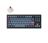 Keychron V3 Max Clavier mécanique sans Fil TKL, 2.4 GHz/Bluetooth/USB-C RGB 3 Modes QMK/Via Macro programmable, Hot-Swap PBT Keycaps pour Mac Windows Gateron Jupiter Brown
