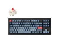 Keychron V3 Max Clavier mécanique sans Fil TKL, 2.4 GHz/Bluetooth/USB-C RGB 3 Modes QMK/Via Macro programmable, Hot-Swap PBT Keycaps pour Mac Windows Gateron Jupiter Red