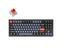Keychron V3 QMK Clavier mécanique personnalisé Hot-swap OSA PBT Keycap rétro-éclairage RVB avec bouton, commutateur K Pro Rouge