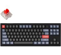 Keychron V3 QMK QMK Clavier mécanique filaire, QWERTY US, RGB LED, noir carbone, Keychron K Pro Red Knob V3-D1