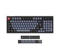 Keychron V5 Max Clavier Mécanique sans Fil Personnalisé, 2.4G Hz Bluetooth Cable Connection QMK/Via Programmable, Lumière RVB Hot-Swap Gateron Jupiter Rouge Switch pour Mac/Windows/Linux FR Layout