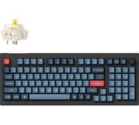 Keychron V5 Max Clavier Mécanique sans Fil avec Pavé Numérique, 96% Layout, QMK/Via, 2.4 GHz/Bluetooth 5.1/USB, LED RGB, Gateron Jupiter Banana Switch Hot-Swap pour Mac Windows Linux