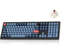 Keychron V6 Max Clavier mécanique sans Fil, 2.4 GHz/Bluetooth/USB-C RGB 3 Modes QMK/Via Macro programmable, Hot-Swap PBT Keycaps pour Mac Windows Gateron Jupiter Brown