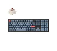 Keychron V6 Max QMK/VIA Clavier mécanique sans fil, QWERTY Layout US - Gateron Jupiter Brown V6M-D3