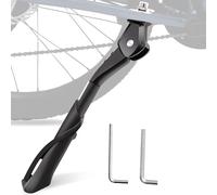 Keyck Béquille de Vélo 24-29 Pouces, Béquille Vélo Réglable en Hauteur, Béquille Centrale pour Vélo, Charge maximale 35 kg, Béquille VTT Latérale pour Vélo Electrique BMX MTB Route Vélo de Ville