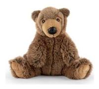 Living Nature Peluche sonore Ours brun réaliste 24 cm
