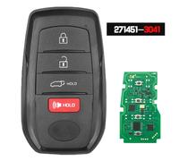 Keyecu 231451 -3041,Hyq14fbx Porte-Clés À Distance Intelligent 8a 314.3mhz Pour Toyota Sienna Venza Tacoma Tundra 2021-2024,Pour Bz4x 2023 2024 - Type Model F