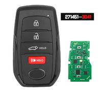 Keyecu 231451 -3041,Hyq14fbx Porte-Clés À Distance Intelligent 8a 314.3mhz Pour Toyota Sienna Venza Tacoma Tundra 2021-2024,Pour Bz4x 2023 2024 - Type Model I