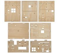 KEYESTUDIO BBC Microbit Starter Kit Basswood Board(Not Include microbit v2 and Sensor Module)