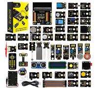KEYESTUDIO Kit de démarrage de 45 capteurs pour microbit BBC (sans carte microbit), tableau de répartition des capteurs, écran LCD i2c, écran OLED, capteur de gaz, niveau d'eau, relais, etc. avec tutoriels de codage pour enfants, adolescents et adultes