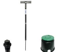 Keyfit Tools Tête d'arrosage HeadHound - Localisateur de zone - Localisateur de zone - Boîtes de valve enterrées et têtes d'arrosage - Fonctionne parfaitement pour les démarrages de systèmes