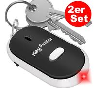 KEYFIX Trouveur de clés Porte-clés Trouveur d'objets Porte-clés 2 pièces