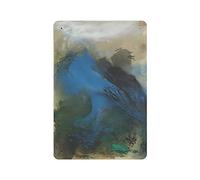 KEYGAMER Plaque vintage en métal avec peinture à l'encre représentant l'une des cinq milliers d'années de culture chinoise - Pour garage, bar, décoration murale - 20,3 x 30,5 cm