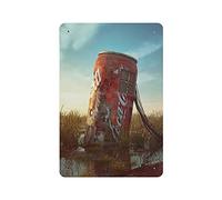 KEYGAMER Plaque vintage en métal en forme de coke pour garage, bar, décoration murale 20,3 x 30,5 cm