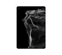 KEYGAMER Smoke Art Plaque vintage en métal pour garage, bar, décoration murale 20,3 x 30,5 cm