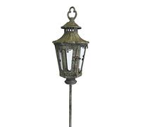 Keyhome Lanterne porte bougie en fer avec piquet, décoration pour la maison, fête de mariage, jardin, design - Hauteur 132 cm