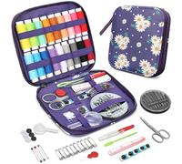 KEYHOT kit couture complet, nécessaire kit de couture machine a coudre,trousse de couture pour debutant adulte sewing kit contient fil aiguilles et boutons（87PCS）
