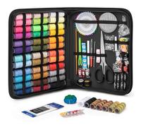 KEYHOT kit Couture Complet, nécessaire kit de Couture Machine a Coudre,Trousse de Couture pour Debutant Adulte Sewing kit Contient Fil Aiguilles et Boutons（216PCS）