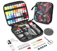 KEYHOT kit couture complet, nécessaire kit de couture machine a coudre,trousse de couture pour debutant adulte sewing kit contient fil aiguilles et boutons（87PCS）
