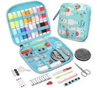 KEYHOT kit Couture Complet, nécessaire kit de Couture Machine a Coudre,Trousse de Couture pour Debutant Adulte Sewing kit Contient Fil Aiguilles et Boutons（87PCS）