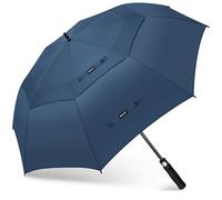 KEYHOT Parapluie Golf L, Parapluies de Golf Grande Taille Resistant Vent Fort Solide Pour Homme Femme (Bleu marine L)