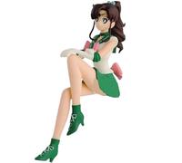 Keyhvao Figurine d'anime de 13 cm, Tsukino Usagi, Sailor Mercure, Mars, Vénus, Jupiter Position assise Figurines mignonnes Décoration en PVC Cadeau pour les fans Unisexe (marin Jupiter)