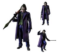 Keyhvao Figurine Joker Heath Ledger de 15 cm - Accessoires mobiles et interchangeables - Figurine de Joker Anime - Matériau PVC - Décoration de bureau - Cadeau pour FNas