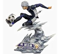 Keyhvao Figurine Nagi Seishiro de 21 cm - Modèle de football - Bleu - Décoration de voiture - En PVC - Cadeau pour les fans et les amis