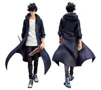 Keyhvao Figurine Sung Jin Woo à double lame de 21 cm, modèle de posture debout, figurine de l'anime Sung Jin Woo, figurines d'anime en PVC, décoration cool, cadeau pour ami, unisexe