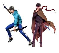 Keyhvao Sung Jin Woo Lot de 2 figurines en PVC avec position debout - Décoration de bureau - Cadeau pour les fans et les amis
