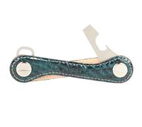 Keykeepa Leather Gestionnaire de clés en cuir 1-12 clés bleu