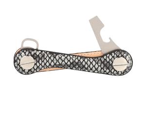 Keykeepa Leather Gestionnaire de clés en cuir 1-12 clés gris