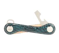 Keykeepa Porte-clés 'Leather' bleu, Taille One Size