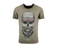 KEYLARGO Klbeard Round T-Shirt, Vert mil, L Hommes