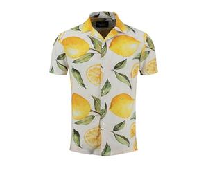 KEYLARGO Klcitron 1/2 Patterned Chemise, Blanc (1000), 3XL Hommes