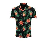 KEYLARGO Klhula 1/2 Patterned Chemise, Noir (1100), XL Hommes