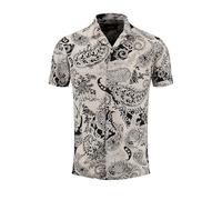 KEYLARGO Klpark 1/2 Patterned Chemise, Noir (1100), XXL Hommes
