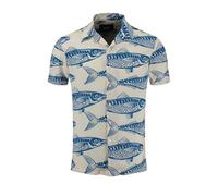 KEYLARGO Klsardines 1/2 Patterned Chemise, Blanc (1000), XXL Hommes