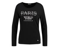 KEYLARGO Paris Round T-Shirt, Noir (1100), L Femmes