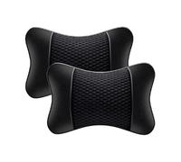 KEYLEON 2 Pièces Oreiller Cervical pour Siège Auto pour Honda CRV 5 Seats 2017-, kissen Auto Coussins D'appui-tête de Voiture Auto nackenkissen kopfstütze,Black-Black