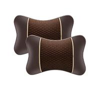 KEYLEON 2 Pièces Oreiller Cervical pour Siège Auto pour Mazda 3 I BK (2003-2009), kissen Auto Coussins D'appui-tête de Voiture Auto nackenkissen kopfstütze,Brown