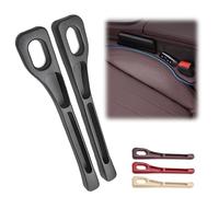 KEYLEON 2 Pièces Remplisseur pour Espace Entre Sièges Auto pour Landrover Discovery 4 2010-2016, Car Seat Gap Filler Voiture Siège Bouchon D'éCart,Black