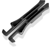 KEYLEON 2 Pièces Remplisseur pour Espace Entre Sièges Auto pour Skoda Kamiq Monte Carlo (2023 2024), Car Seat Gap Filler Voiture Siège Bouchon D'éCart,Black
